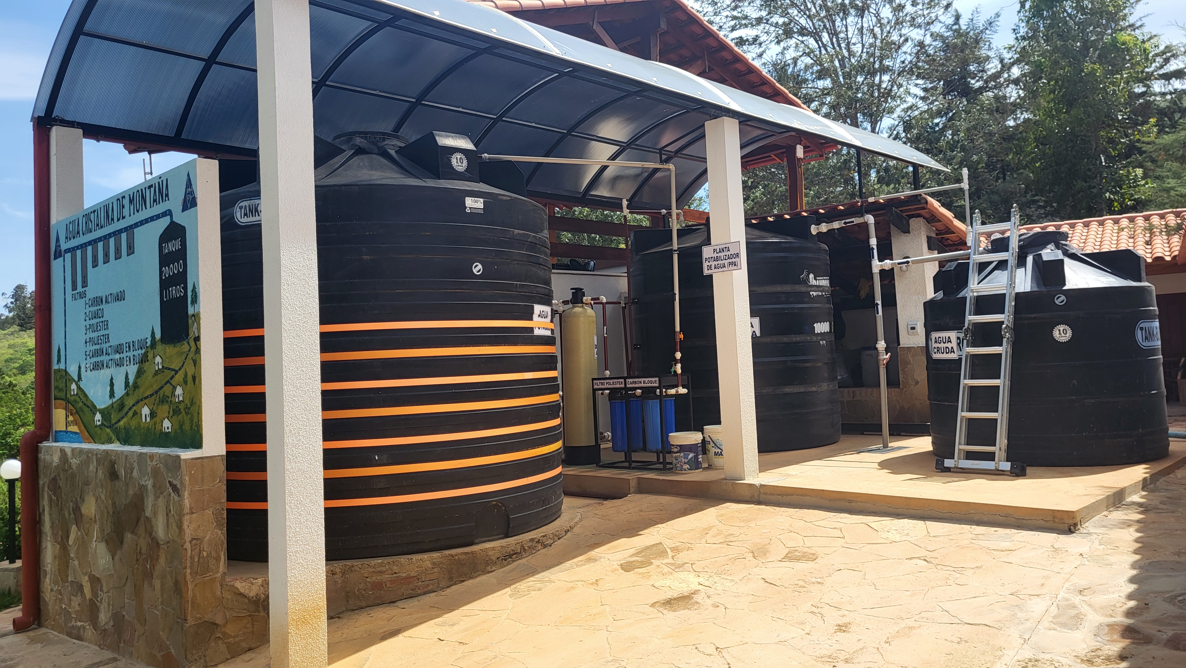 Quellwasseranlage Quinta Piray